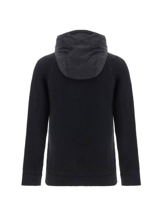 Lens Detail Knit Hoodie Black - CP COMPANY - BALAAN 3