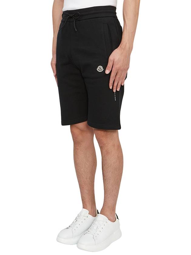 Jersey Bermuda Shorts Black - MONCLER - BALAAN 3