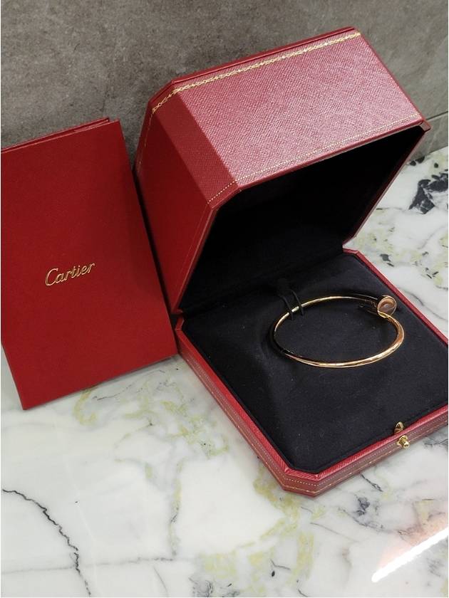 Just Ankleu Nail Bracelet Rose Gold No 20 - CARTIER - BALAAN 9