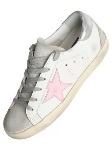 Superstar Sneakers Laminated Tab Pink Star Women s - GOLDEN GOOSE - BALAAN 1