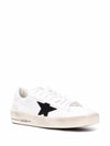 Star Patch Lace Up Low Top Sneakers White - GOLDEN GOOSE - BALAAN 3