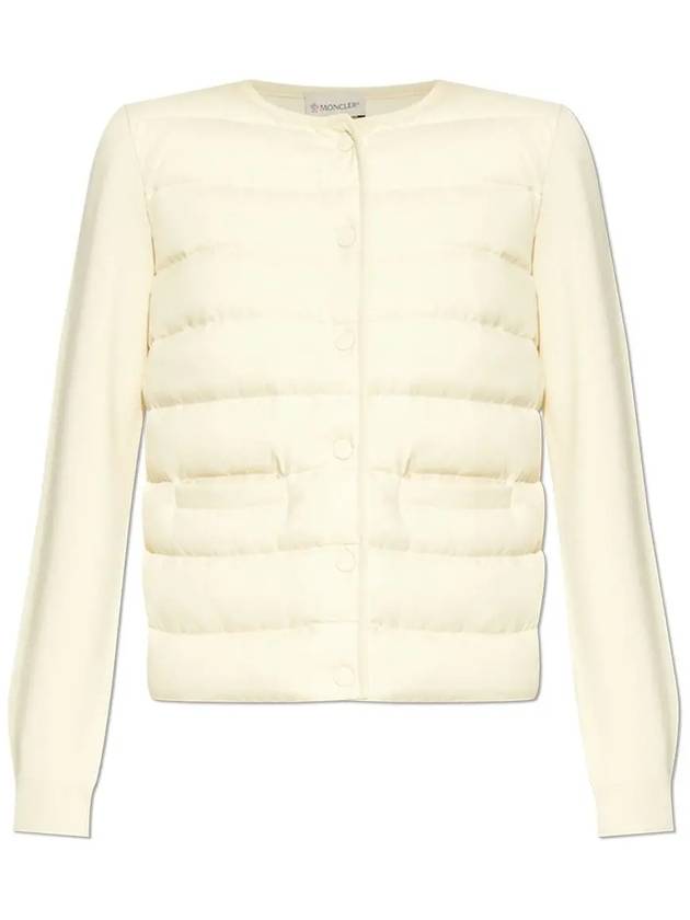 Mix Padded Jacket Ivory 9B000 06 M1131 004 - MONCLER - BALAAN 1