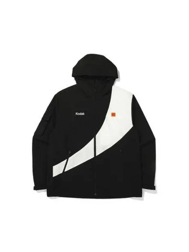 KODAK Apparel color chrome hooded jacket BLACK - KODO - BALAAN 1