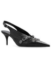 Cagole Slingback Heels Black - BALENCIAGA - BALAAN 3