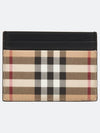 Vintage Check Card Wallet Beige - BURBERRY - BALAAN 2