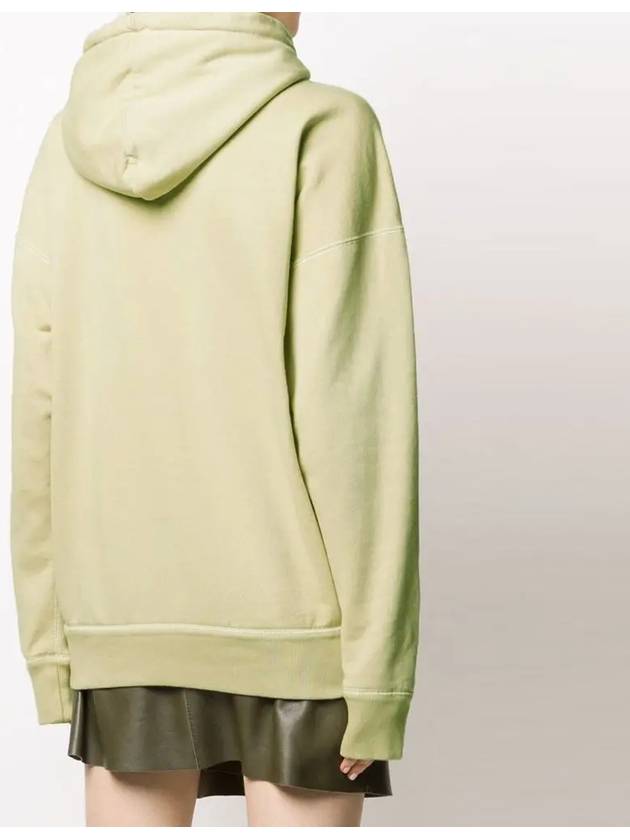 Mansel Velor Logo Hoodie Light Yellow - ISABEL MARANT - BALAAN 5