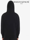 Oly Flower Fox Patch Classic Hoodie Black - MAISON KITSUNE - BALAAN 7