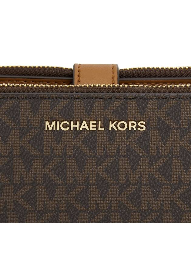 Jet Set Canvas Long Wallet Brown - MICHAEL KORS - BALAAN 7