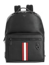 Signature Stripe Maverick Logo Backpack Black - BALLY - BALAAN 2