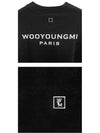 Embroidery Logo Crew Neck Sweatshirt Black - WOOYOUNGMI - BALAAN 6