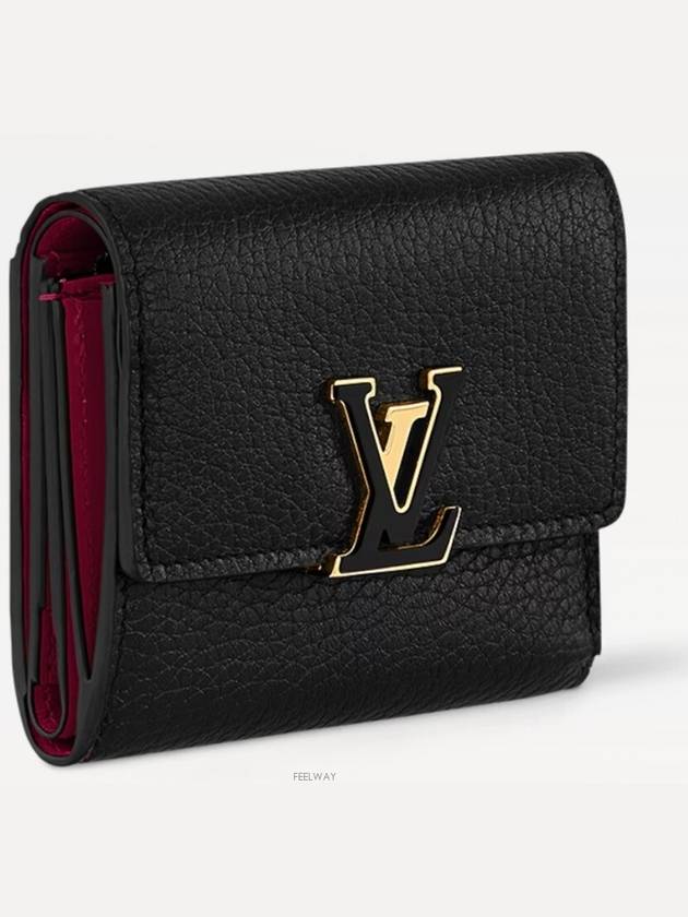 Capucines XS Half Wallet Black - LOUIS VUITTON - BALAAN 3