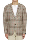 Men's Check Jacket Brown - RVR LARDINI - BALAAN 2