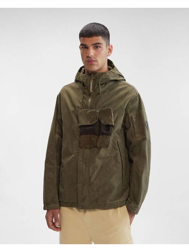 Batic Hooded Jacket Green - CP COMPANY - BALAAN 3