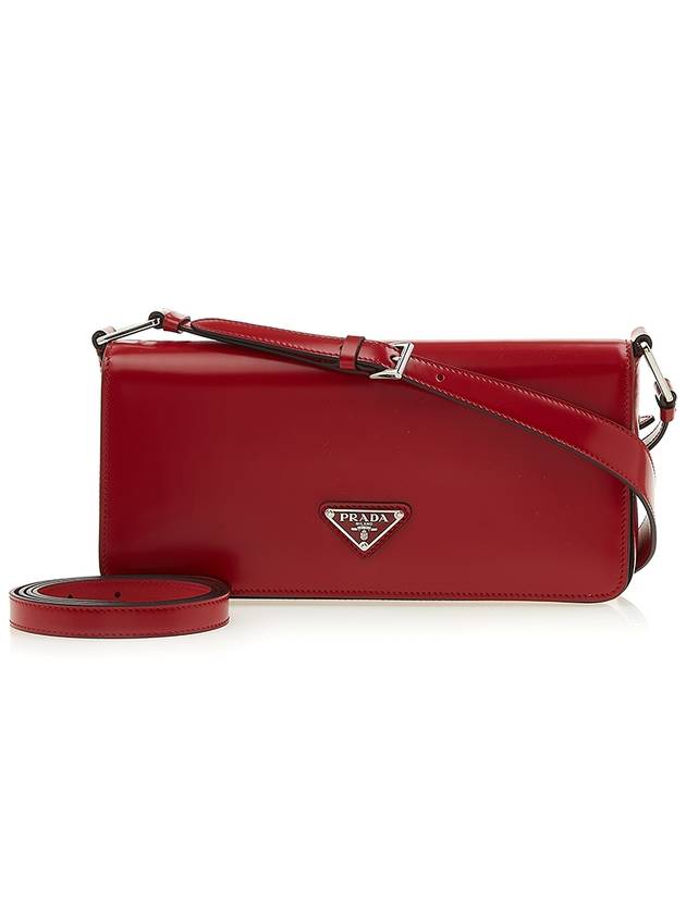 Brushed Leather Femme Bag Scarlet - PRADA - BALAAN 2