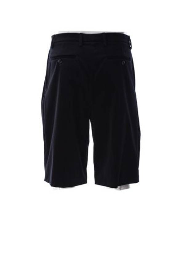 Men's Stretch Velvet Shorts Black - GUCCI - BALAAN 3