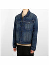 Cotton Denim Jacket Blue - TOM FORD - BALAAN 3