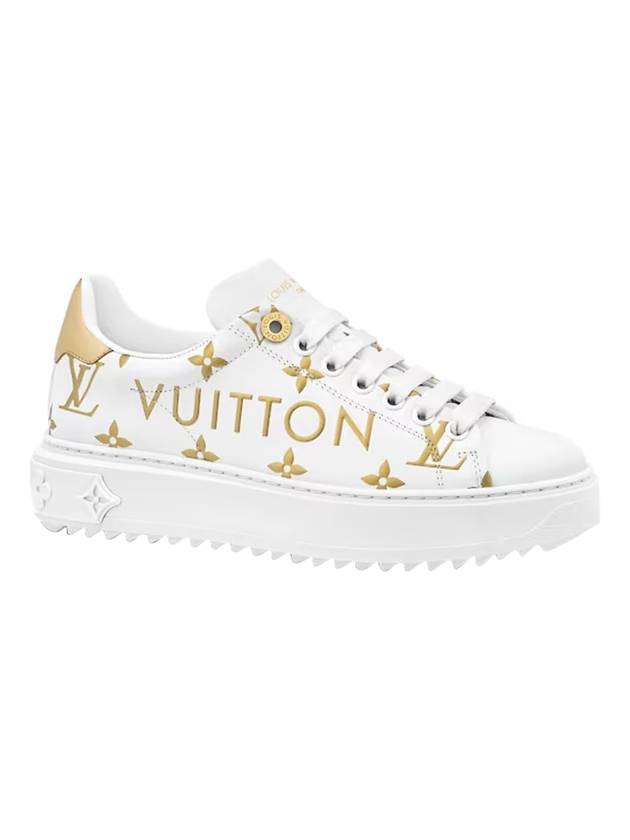 Time Out Low Top Sneakers White Gold - LOUIS VUITTON - BALAAN 1