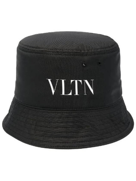 VLTN Nylon Bucket Hat Black - VALENTINO - BALAAN 2