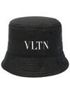 VLTN Nylon Bucket Hat Black - VALENTINO - BALAAN 3