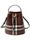 Small TB Bucket Bag Dark Birch Brown - BURBERRY - BALAAN 2