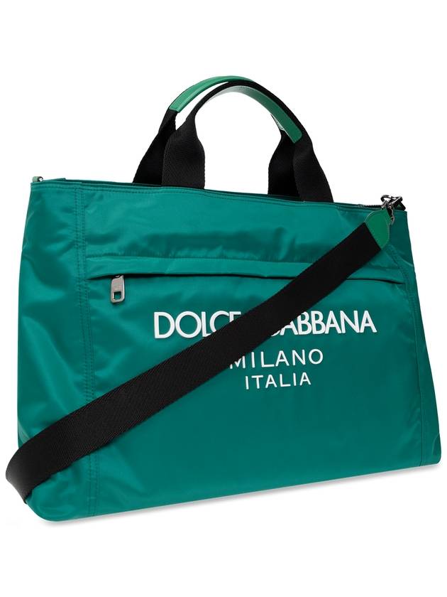 23 fw Rubberized Logo Nylon Duffel Bag Dolce GABBANA BM2125 AG182 8R588 B0230438110 - DOLCE&GABBANA - BALAAN 5