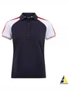 Women's Perinne Polo Short Sleeve T-Shirt Navy - J.LINDEBERG - BALAAN 2