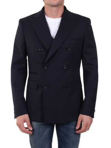 Wool Jacket Blue - TONELLO - BALAAN 1