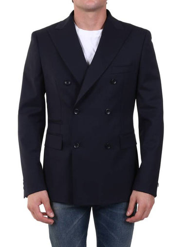 Wool Jacket Blue - TONELLO - BALAAN 1