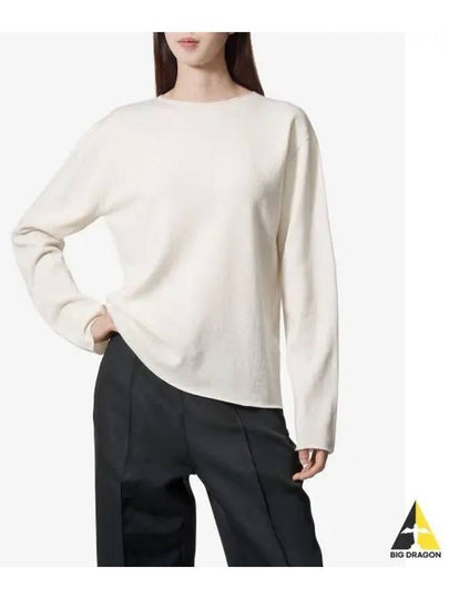 Women's Long Sleeve Knit Top White - JIL SANDER - BALAAN 2