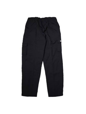 High Rise Woven Cargo Pants Black - NIKE - BALAAN 1