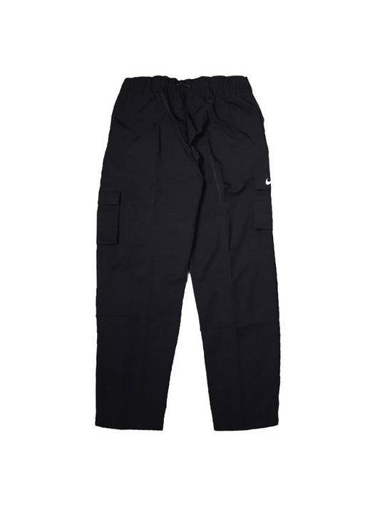 High Rise Woven Cargo Track Pants Black - NIKE - BALAAN 1