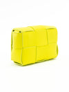 Intrecciato Cassette Small Cross Bag Acid Kiwi - BOTTEGA VENETA - BALAAN 11