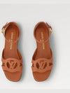 LV Isola Flat Sandals Cognac Brown - LOUIS VUITTON - BALAAN 3