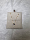 Mini Pop H Pendant Necklace Gold Bleu Saphir - HERMES - BALAAN 3