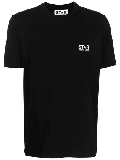 Star Collection Logo Short Sleeve T-Shirt Black - GOLDEN GOOSE - BALAAN 2