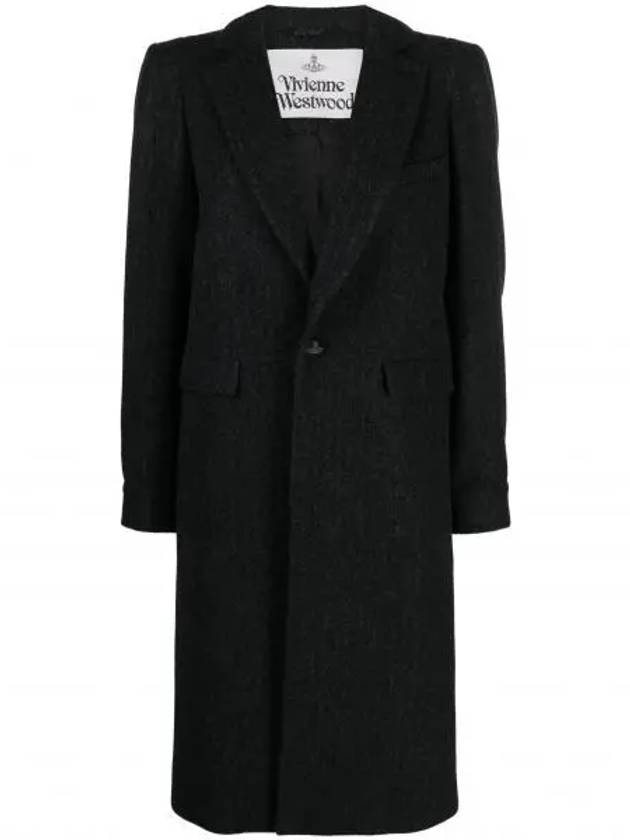 Alien Teddy Single Coat Black - VIVIENNE WESTWOOD - BALAAN 2