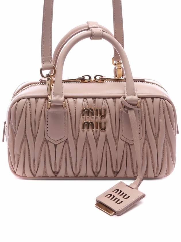 Arcadie Matelasse Nappa Leather Tote Bag Pink - MIU MIU - BALAAN 2