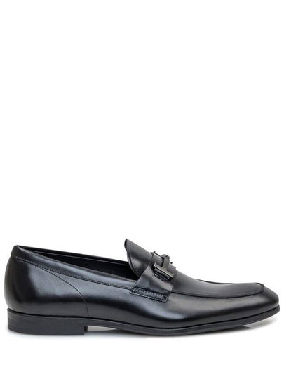 Double T Leather Loafers Black - TOD'S - BALAAN 2