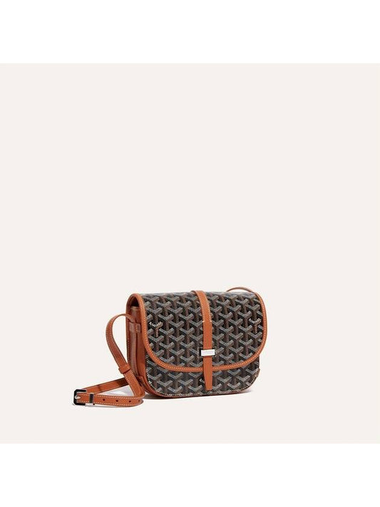 Belvedere PM Cross Bag Black Tan - GOYARD - BALAAN 1