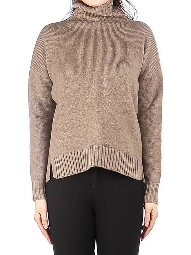 Wool Turtleneck Dove Gray - MAX MARA - BALAAN.