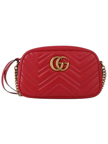 447632 GG Marmont Matelasse Small Cross Bag 33560 - GUCCI - BALAAN 1