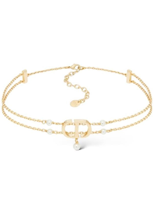 30 Montaigne Passage Choker Gold Metal Pearl Necklace N3062WOMRS - DIOR - BALAAN 2