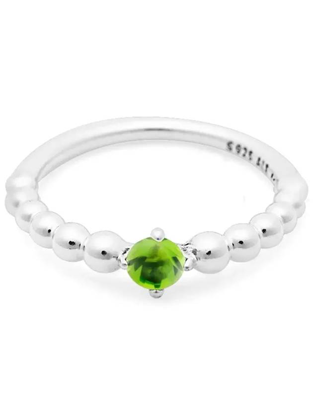 August Spring Silver Ring Green - PANDORA - BALAAN 4