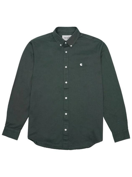 Madison Shirt Hemlock Green Black I023339 0PU - CARHARTT - BALAAN 1