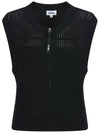 Punching zip-up vest MK3MV315BLK - P_LABEL - BALAAN 11