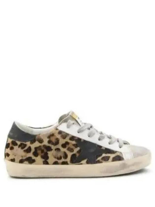 Superstar Leopard Low Top Sneakers Beige - GOLDEN GOOSE - BALAAN 2