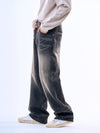 Unbalanced balloon denim pants_black - PHILOGRAM - BALAAN 1