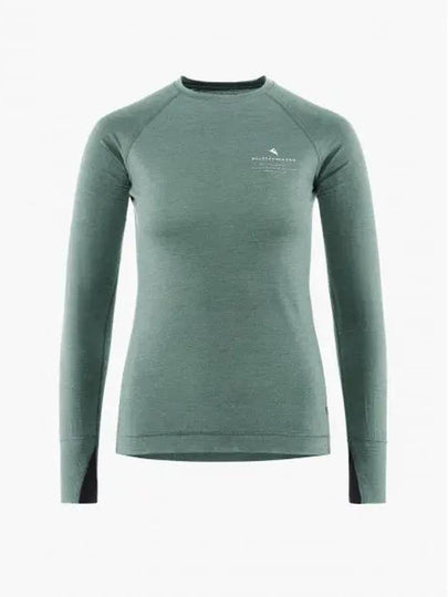 Fafne Crew Neck Long Sleeve T-Shirt Faded Green - KLATTERMUSEN - BALAAN 2