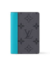 Monogram Pocket Organizer Card Wallet Grey Turquoise - LOUIS VUITTON - BALAAN 2