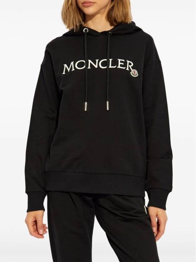 Hooded Sweatshirt 8G00019 89A1K 999 Black - MONCLER - BALAAN 4